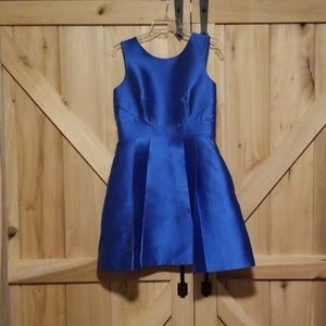 Kate Spade Blue 8 Bow Back Cutout Dress